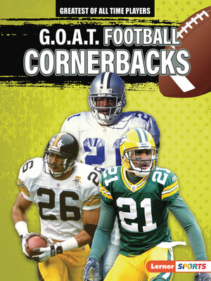 cover image of G.O.A.T. Football Cornerbacks